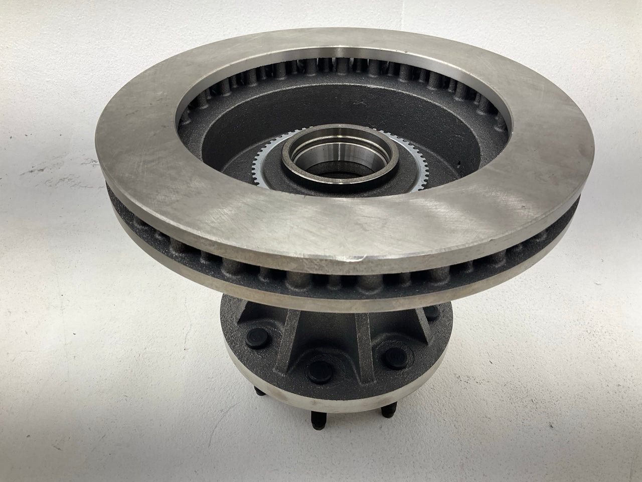 Pro Stop 54120G Disc Brake Rotor And Hub Assembly, Front, DUALLY + 2WD ONLY