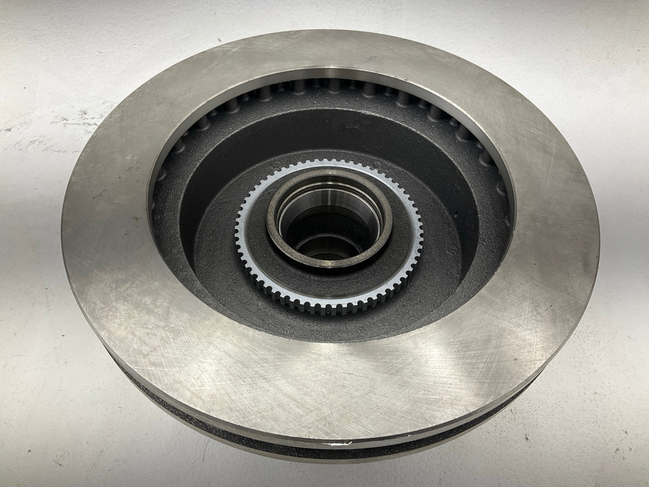 Pro Stop 54120G Disc Brake Rotor And Hub Assembly, Front, DUALLY + 2WD ONLY
