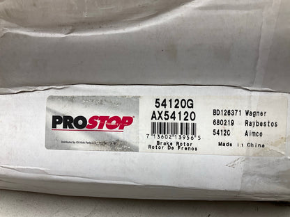 Pro Stop 54120G Disc Brake Rotor And Hub Assembly, Front, DUALLY + 2WD ONLY