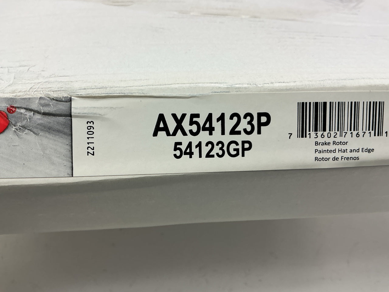 Pro Stop 54123GP Front Disc Brake Rotor