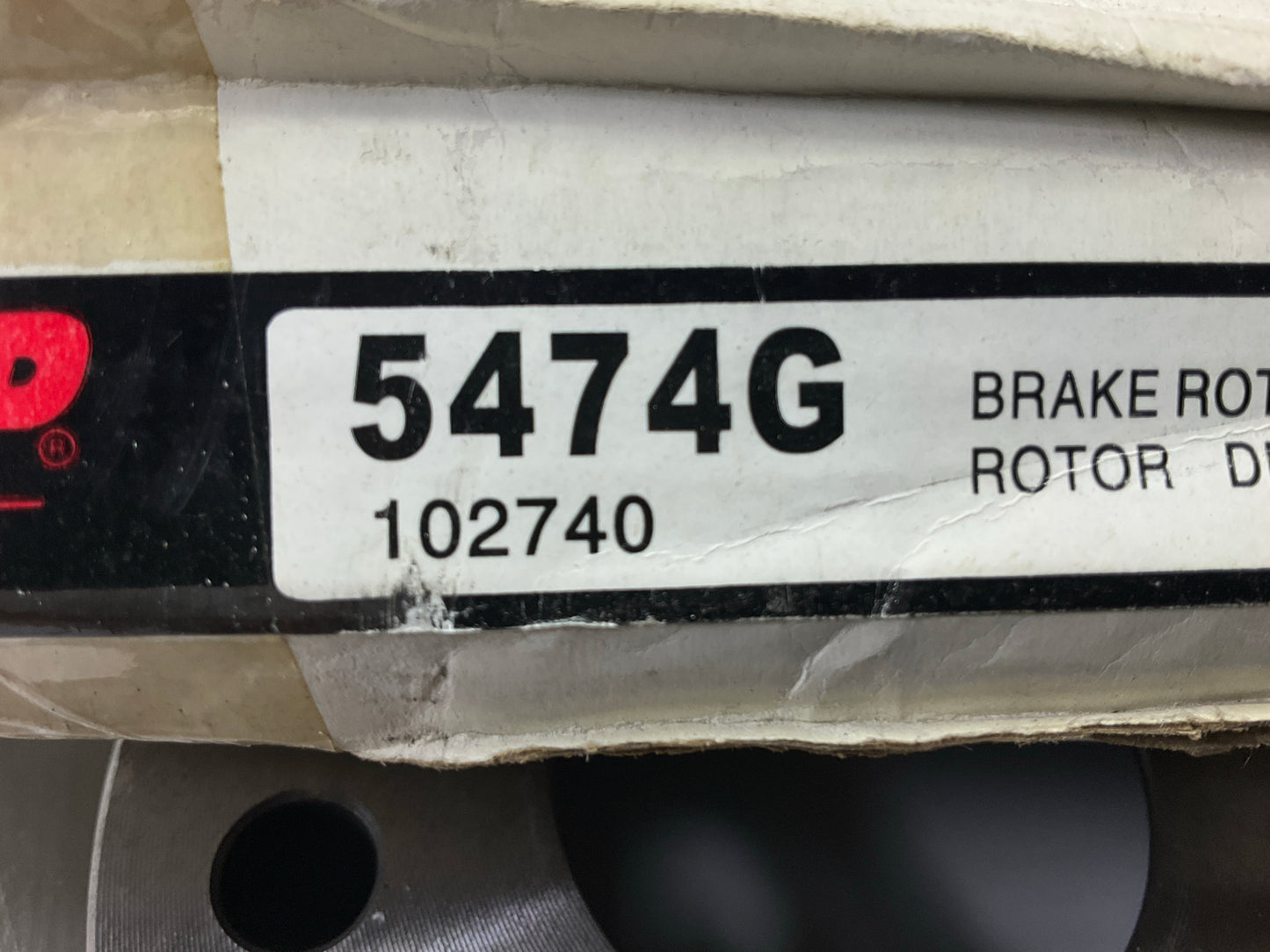 Pro Stop 5474G Front Brake Rotor