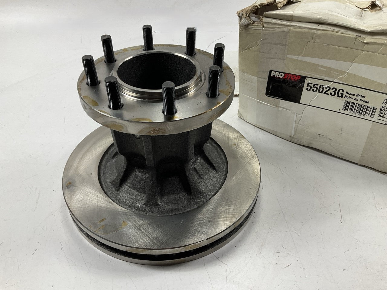 Pro Stop 55023G Front Brake Rotor - 1-Ton DUALLY 2WD ONLY, 8-Lug