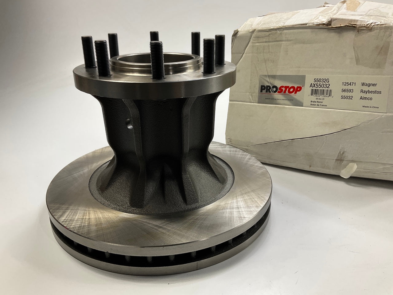 Pro Stop 55032G Disc Brake Rotor And Hub Assembly, Front