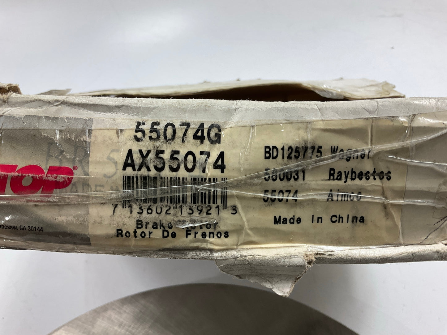 (2) Pro Stop 55074G Disc Brake Rotor, Front
