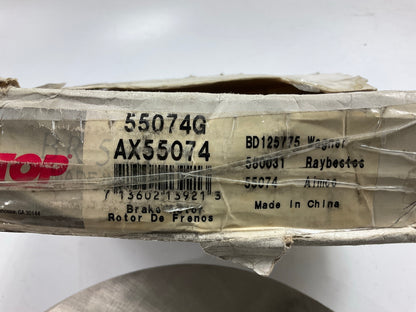 (2) Pro Stop 55074G Disc Brake Rotor, Front