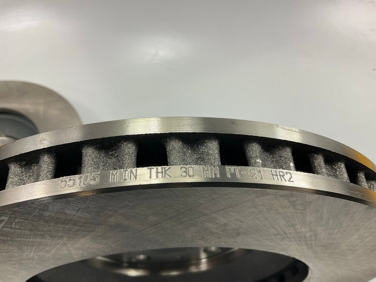 (2) Pro Stop 55105G Front  Disc Brake Rotor