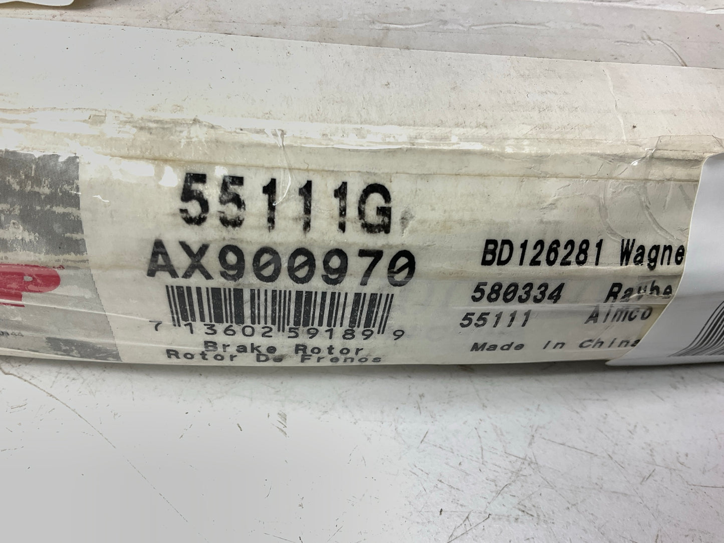 Pro Stop 55111G Front Disc Brake Rotor For 2005-2013 Chevrolet Corvette