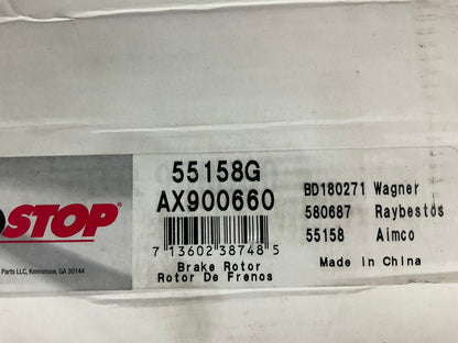 Pro Stop 55158G Rear Brake Rotor - 2009-2020 Chevrolet Express, Savana 3500 4500