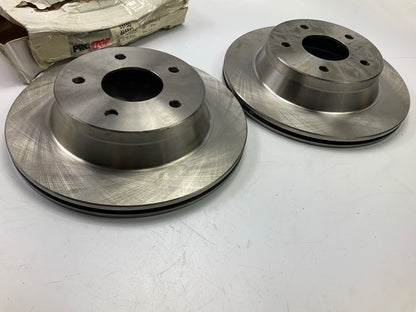 (2) Pro Stop 5555G Front Brake Rotor For 1984-1987 Chevrolet Corvette
