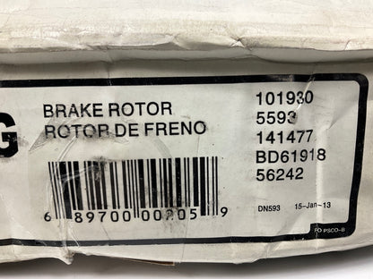 Pro Stop 5593G Front Disc Brake Rotor