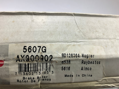 (2) Pro Stop 5607G  Disc Brake Rotor