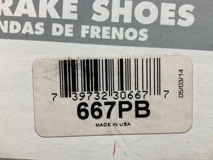 Pro Stop 667PB Rear Brake Shoes For 1993-1997 Ford Probe, Mazda MX-6