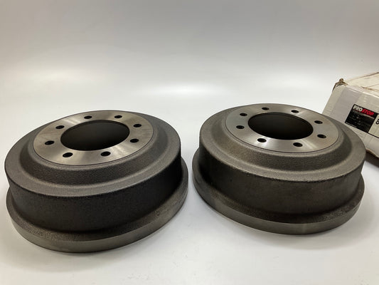 (2) Pro Stop 80018G Rear Brake Drum