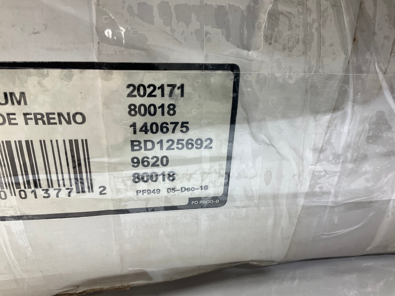(2) Pro Stop 80018G Rear Brake Drum