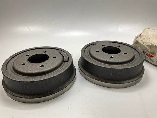 (2) Pro Stop 80023G Rear 5-lug Brake Drums For 1997-1999 Ford F-150 5-Lug