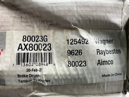 (2) Pro Stop 80023G Rear 5-lug Brake Drums For 1997-1999 Ford F-150