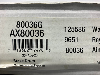Pro Stop 80036G Rear Brake Drum