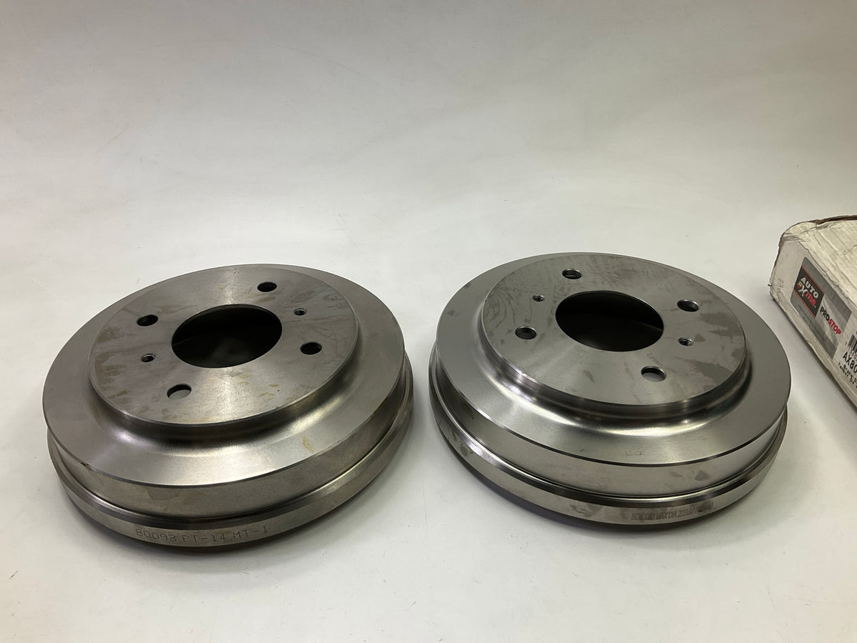 (2) Pro Stop 80093G Rear Brake Drum For 2000-2006 Nissan Sentra