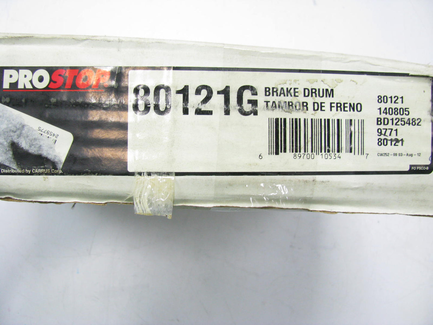 Pro Stop 80121G Rear Brake Drum For 2004-2005 Venture, 2005 Montana