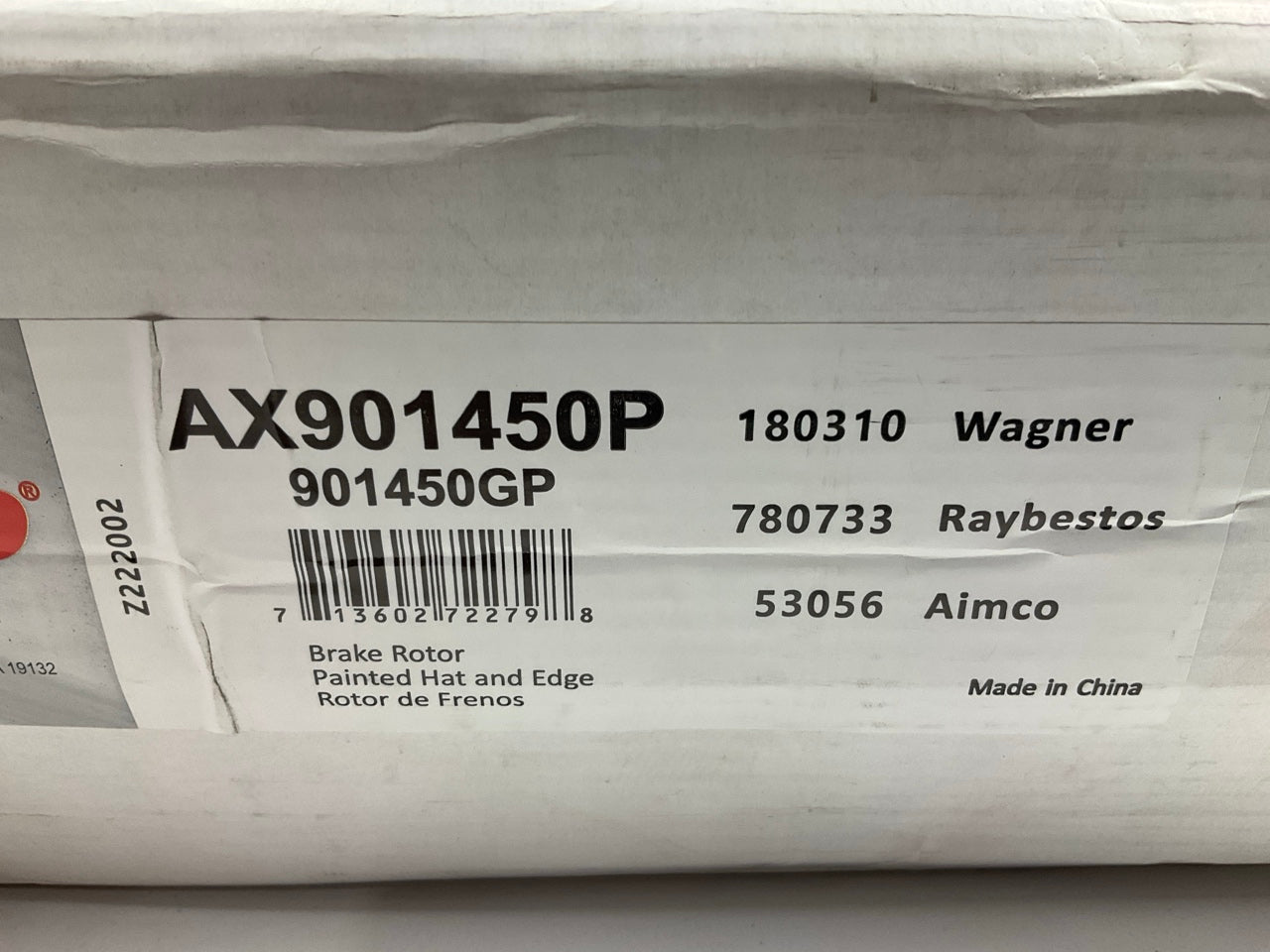 Pro Stop 901450GP Rear Brake Rotor