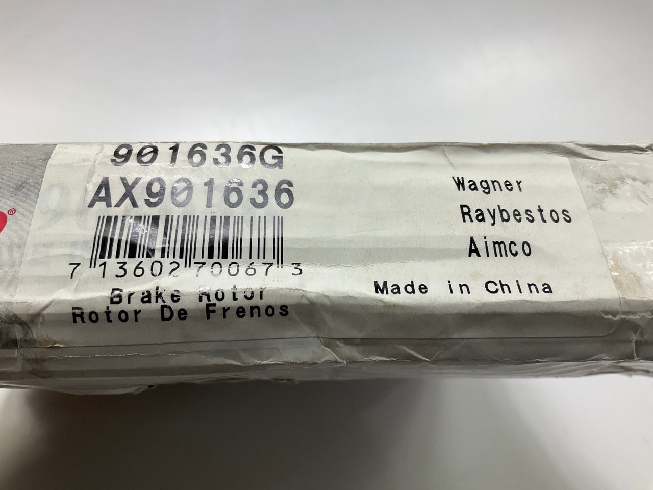 Pro Stop 901636G Front Brake Rotor
