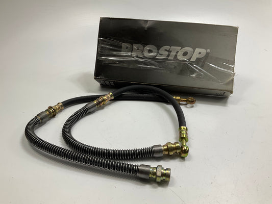 (2) Pro Stop BH380545T Front Brake Hose