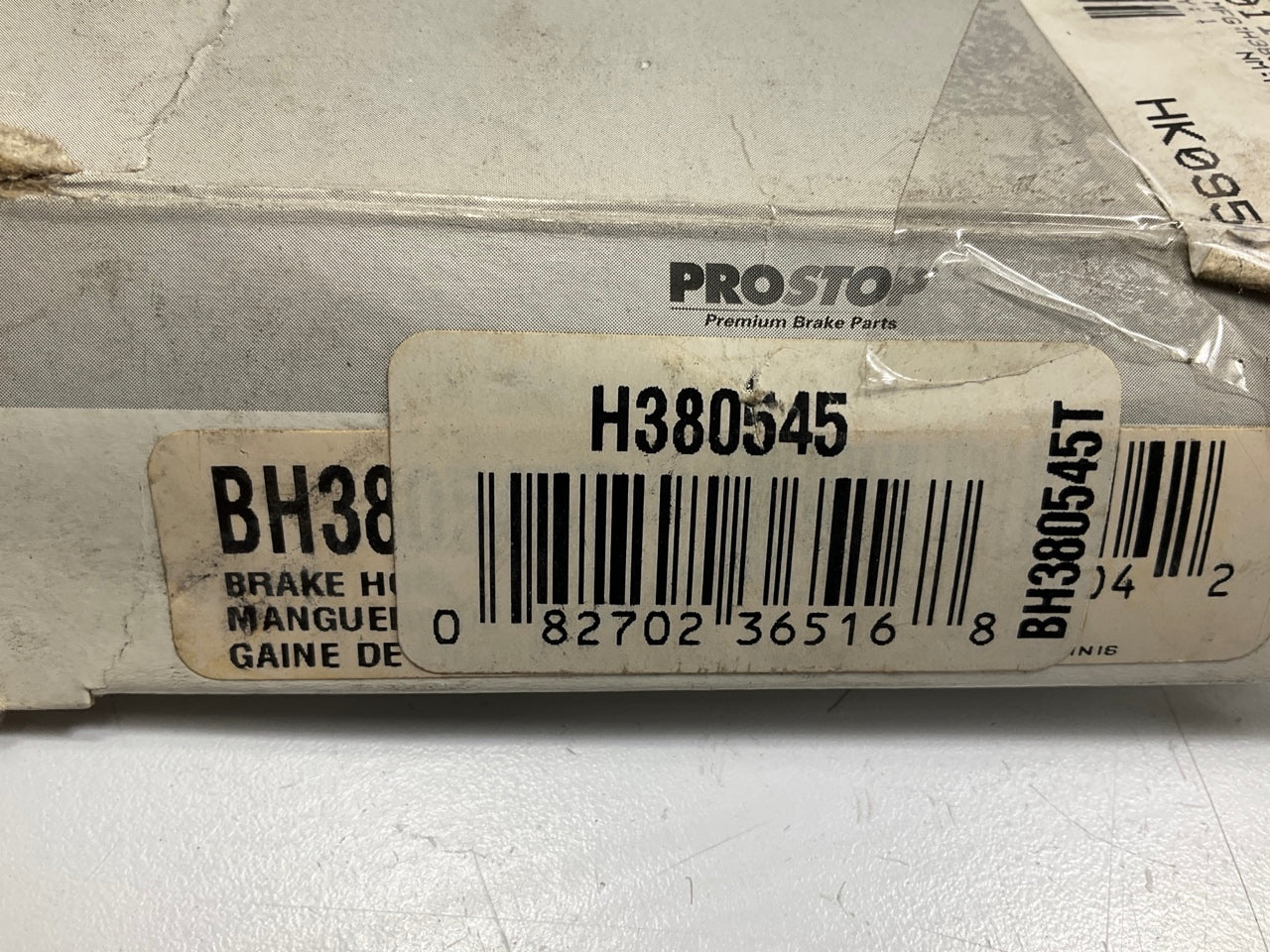 (2) Pro Stop BH380545T Front Brake Hose