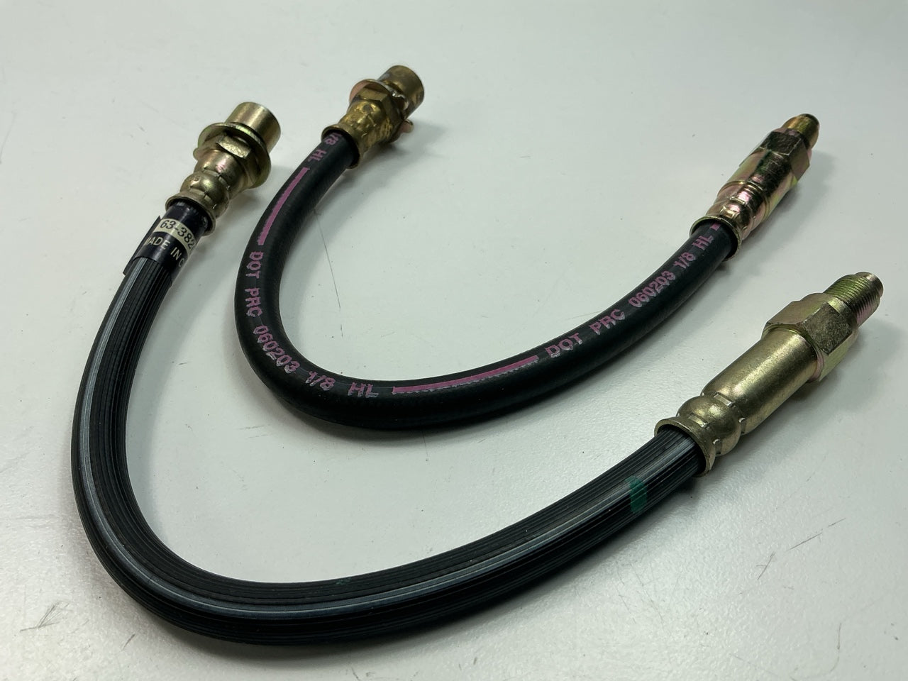 (2) Pro Stop BH38260T Front Brake Hose For 85-89 Ford Thunderbird, 85-88 Cougar