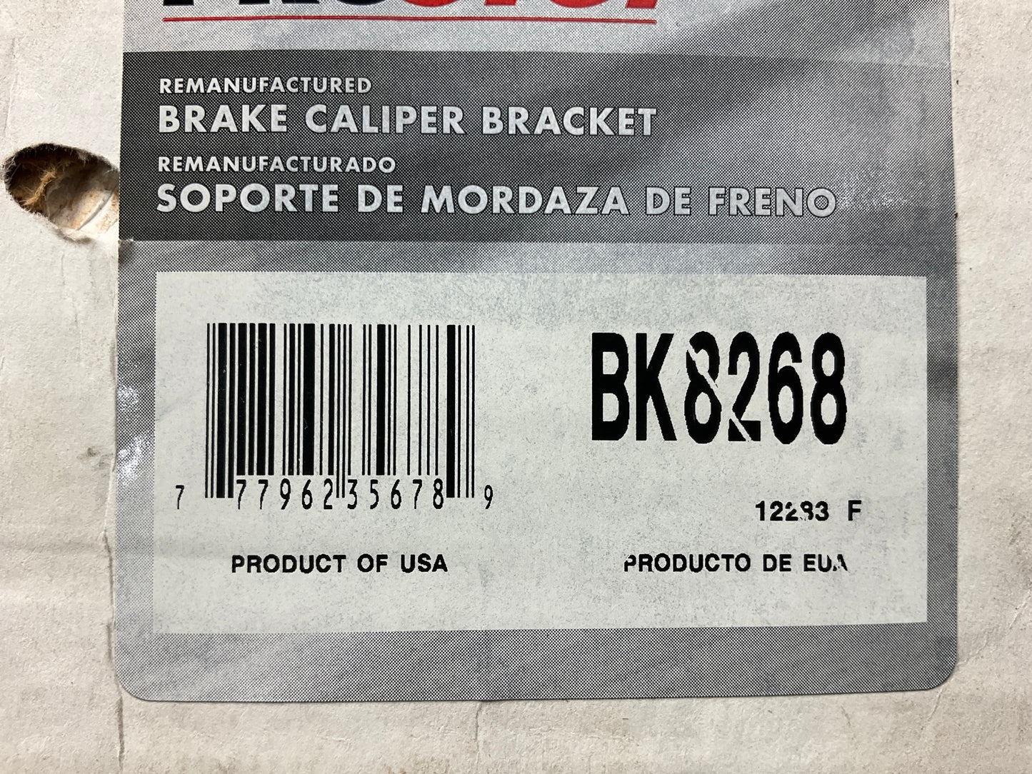 REMAN. Pro Stop BK8268 Disc Brake Caliper Bracket, Front