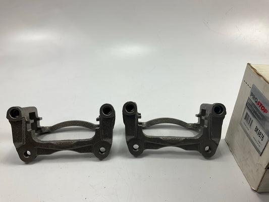 (2) Pro Stop BK9876 Front Brake Caliper Brackets - 03-08 Toyota Corolla, Matrix