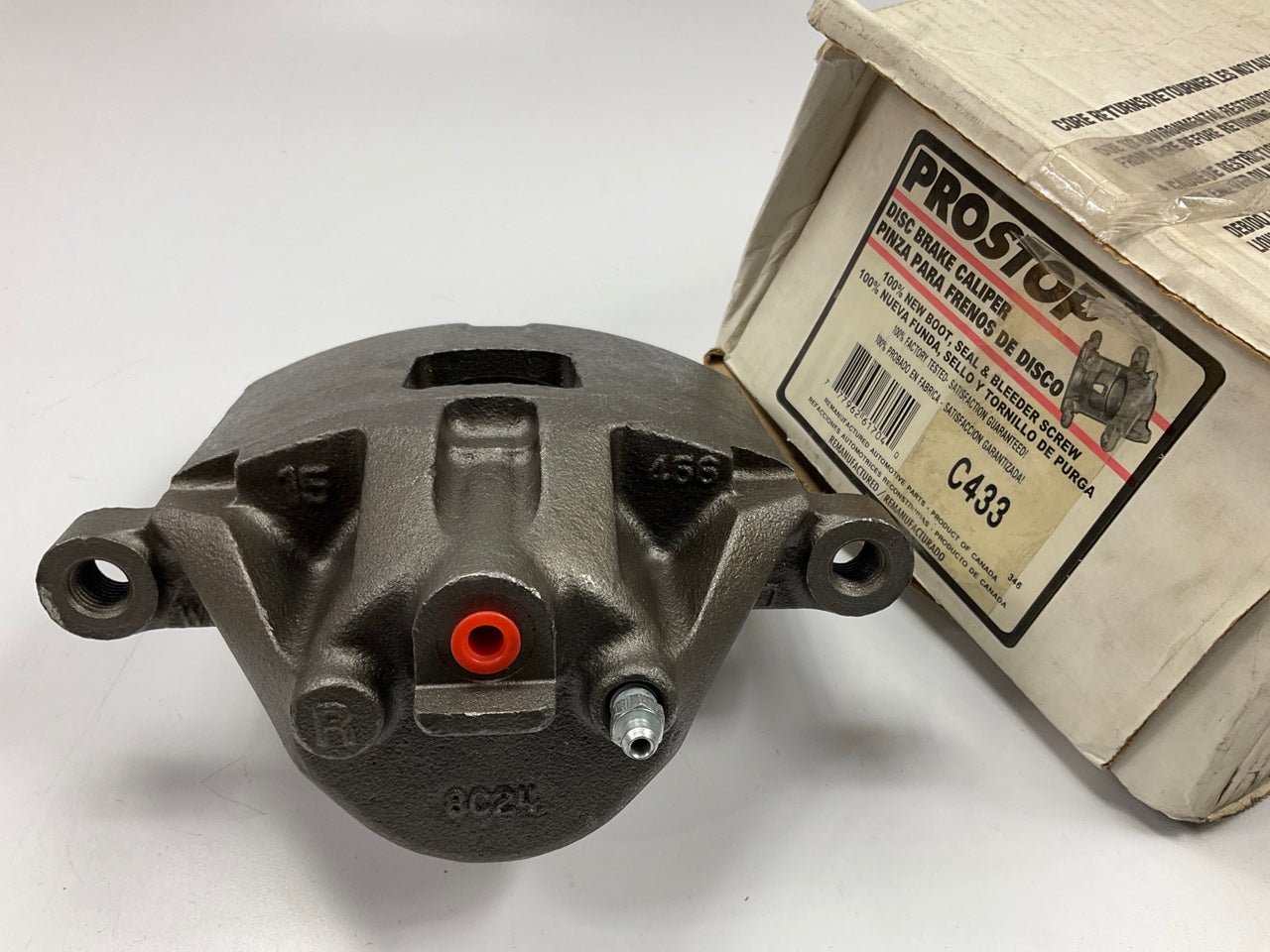 REMAN. Pro Stop C433 Front Right Brake Caliper