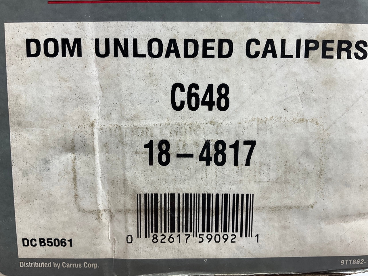 REMAN. Pro Stop C648 Front Left Brake Caliper