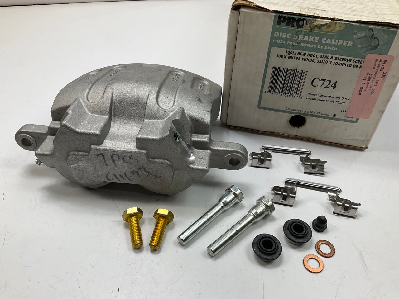 REMAN. Pro Stop C724 Front Left Brake Caliper