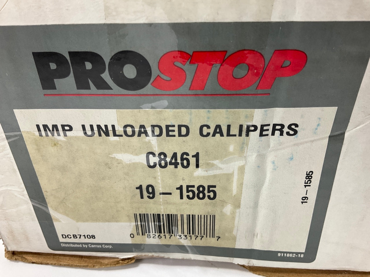 REMAN. Pro Stop C8461 Front Left Brake Caliper