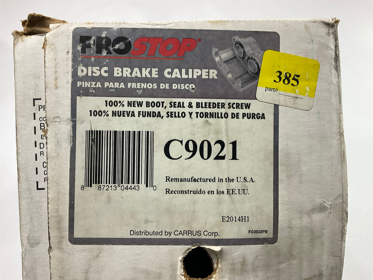REMAN. Pro Stop C9021 Front Left Disc Brake Caliper