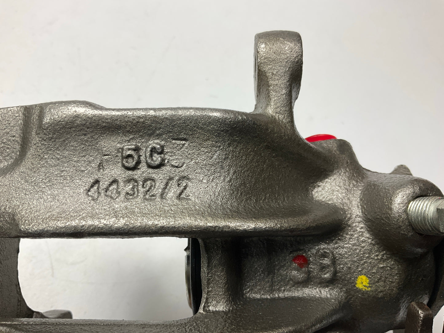 MISSING BRACKET & HARDWARE - REMAN. Pro Stop C9091 Rear Left Brake Caliper