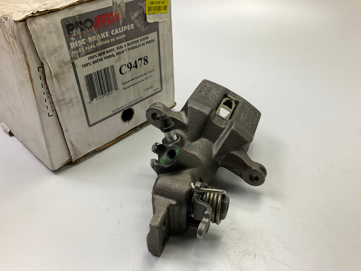 MISSING HARDWARE & BRACKET REMAN. Pro Stop C9478 Rear Right Brake Caliper