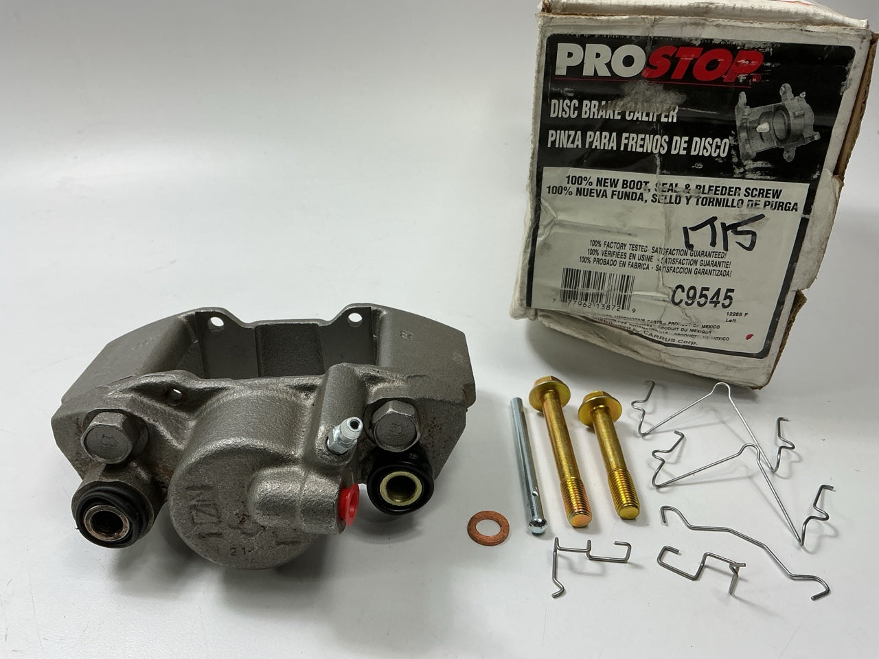 REMAN. Pro Stop C9545 Rear Left Brake Caliper For 97-04 Mitsubishi Montero Sport