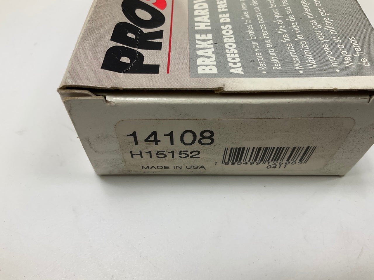 Pro Stop H15152 Front Disc Brake Caliper Bolt Kit