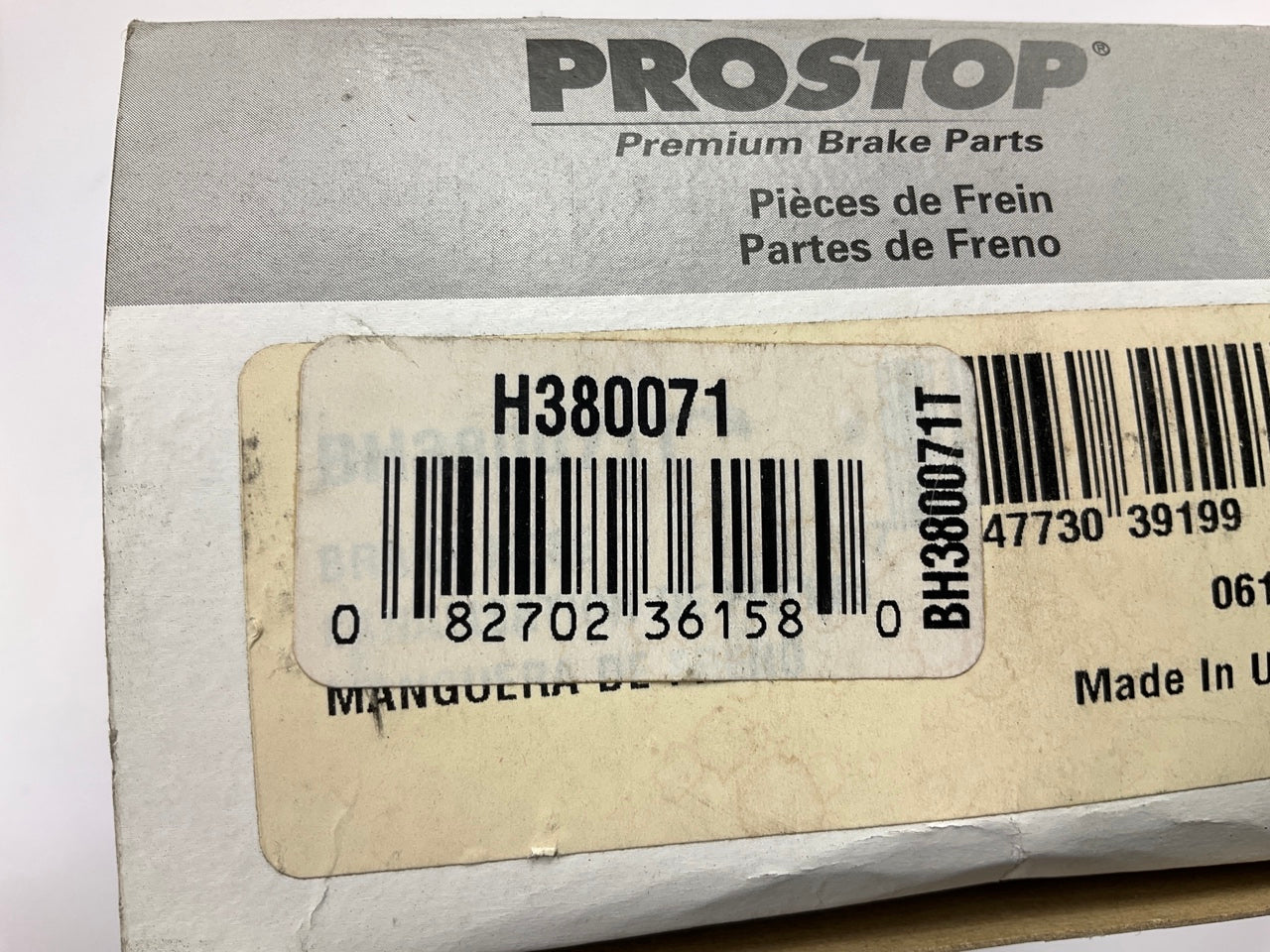 Pro Stop H380071 Brake Hydraulic Hose - Front Right