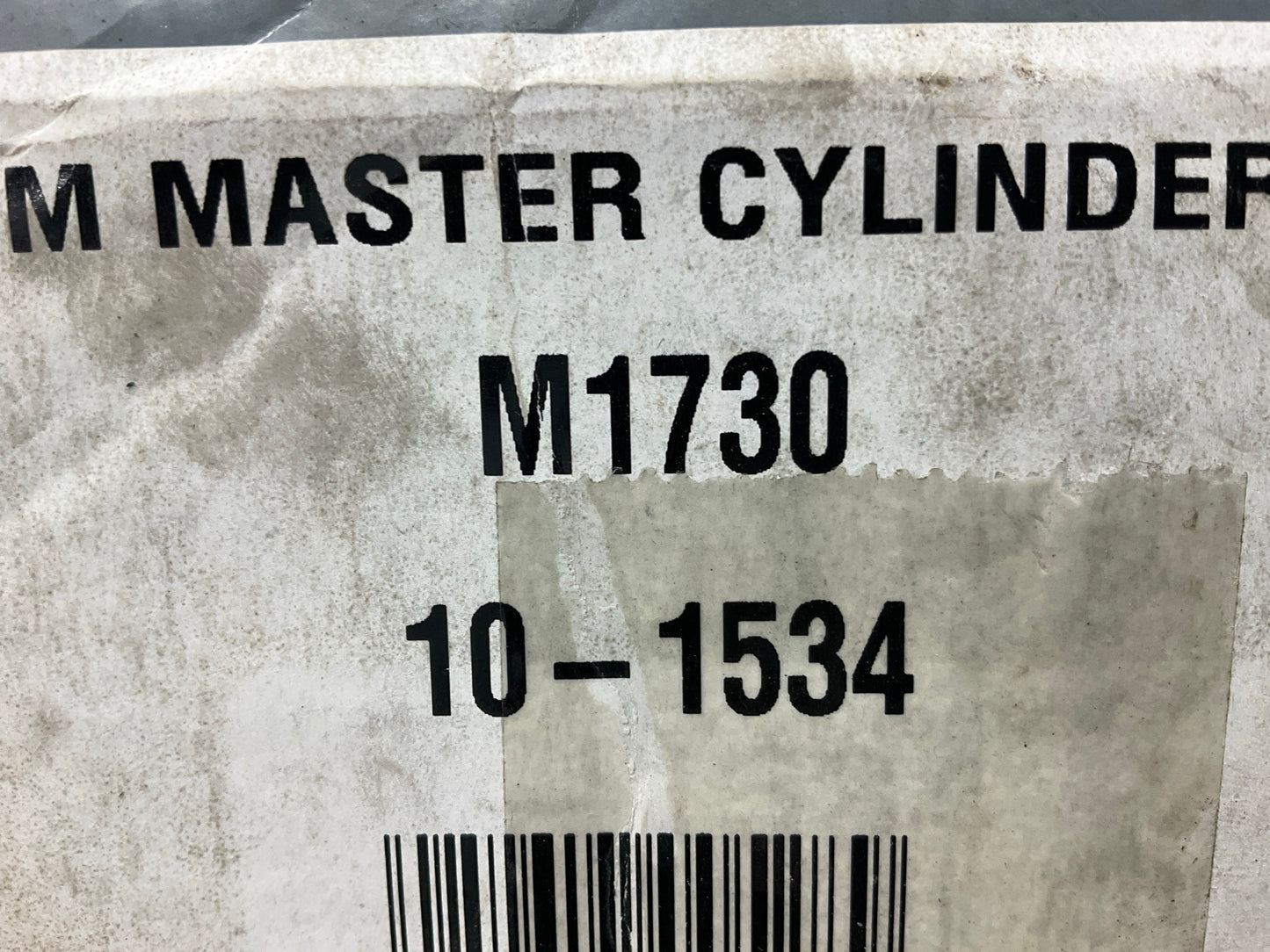 REMAN. Pro Stop M1730 Brake Master Cylinder