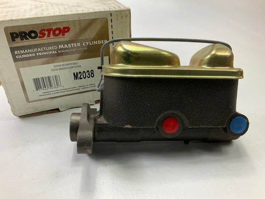 REMAN. Pro Stop M2038 MANUAL Brake Master Cylinder For 1983-1985 Ford Escort