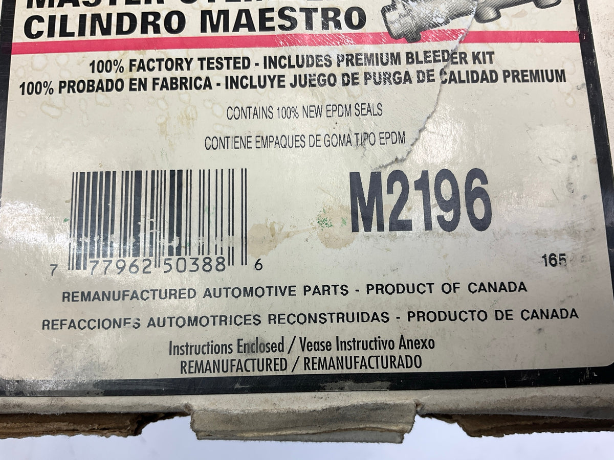 Pro Stop M2196 Brake Master Cylinder 87-93 Mustang, 87-88 Thunderbird, Cougar