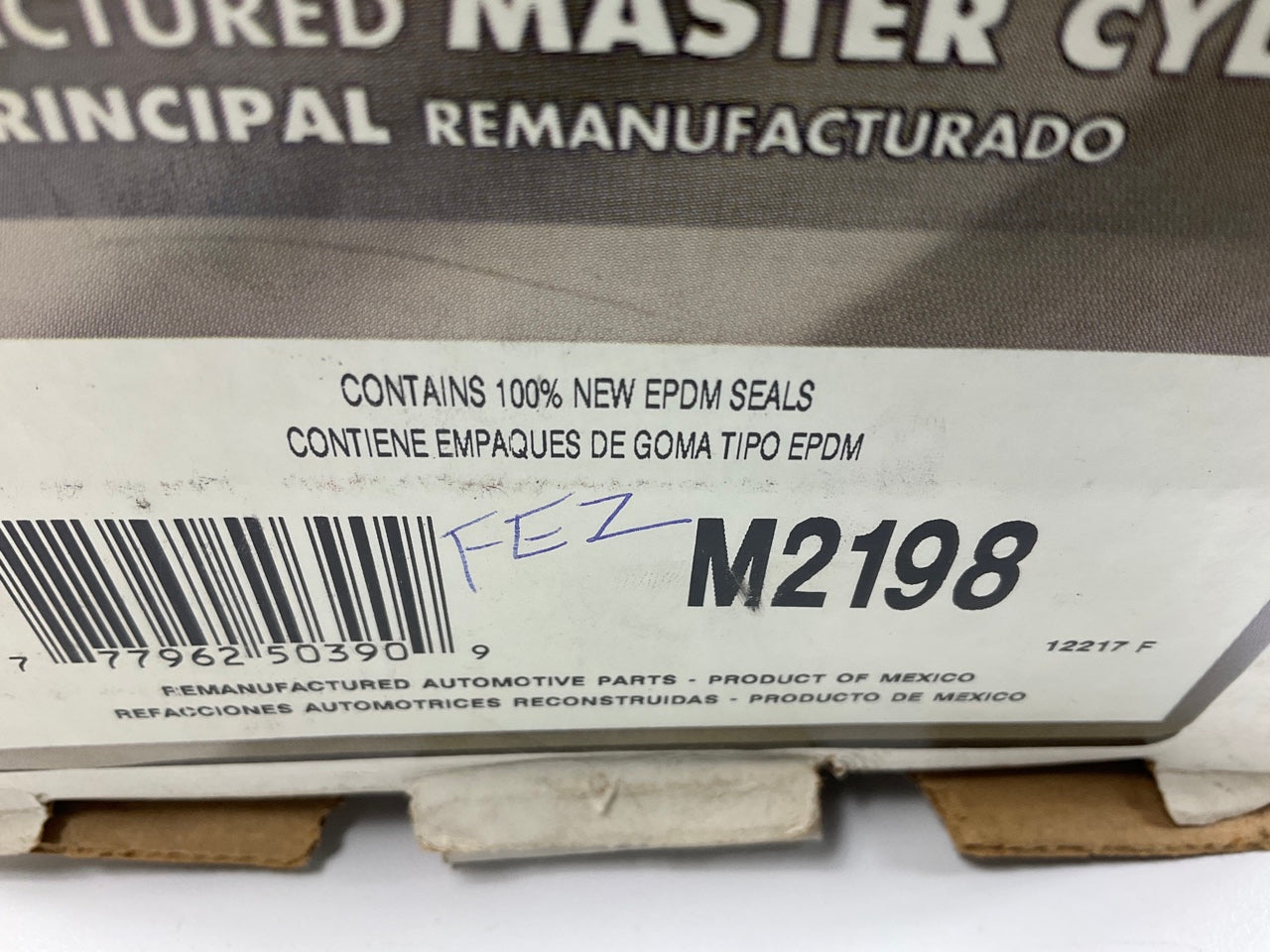 REMAN. Pro Stop M2198 Brake Master Cylinder