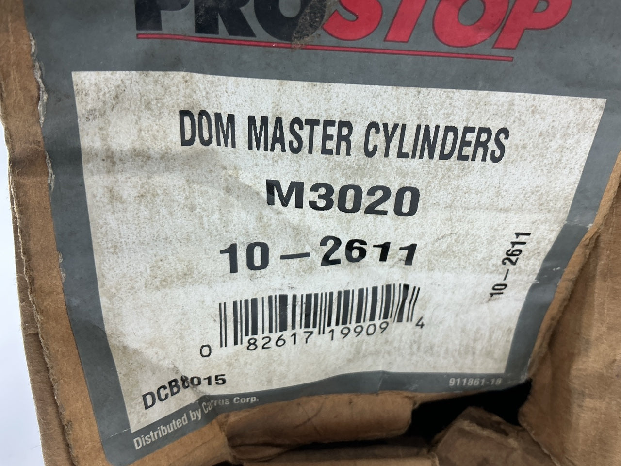 REMAN. Pro Stop M3020 Brake Master Cylinder