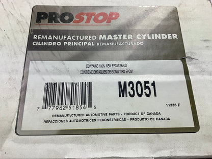 REMAN. Pro Stop M3051 Brake Master Cylinder For 1996-1999 Ford F-150