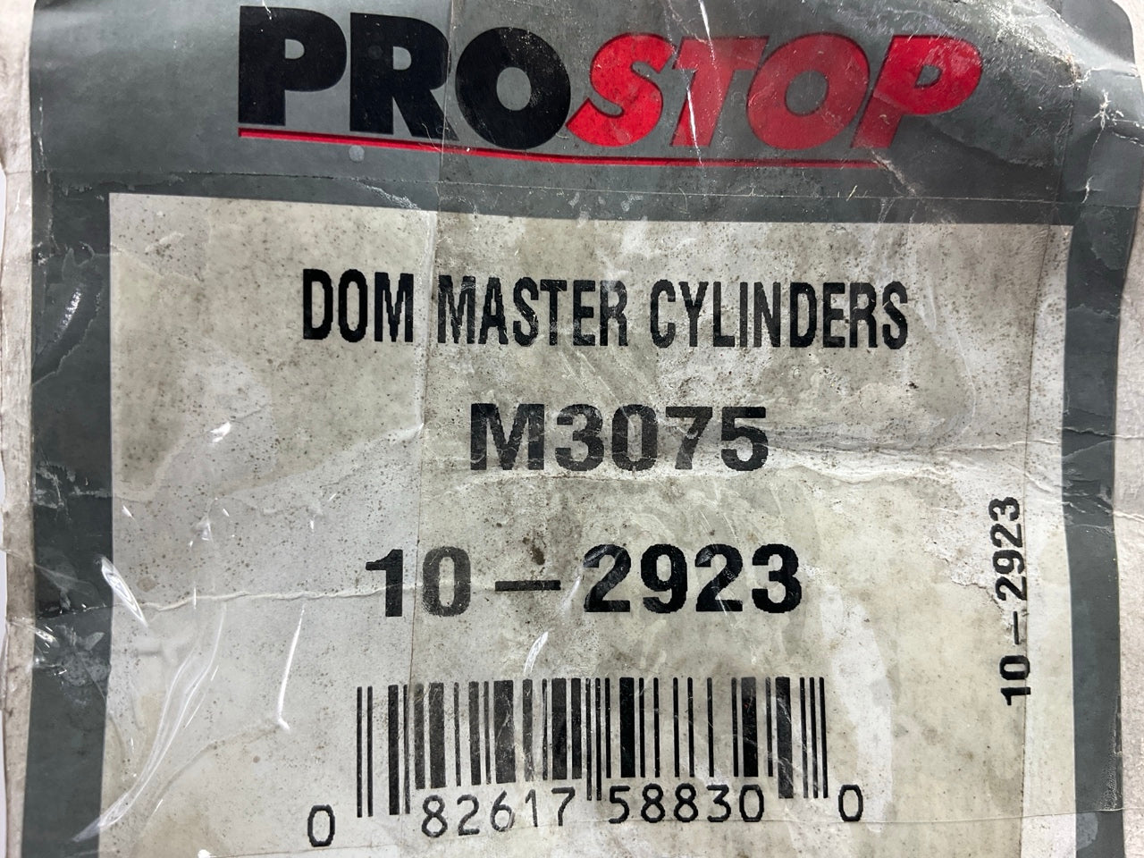 REMAN. Pro Stop M3075 Brake Master Cylinder
