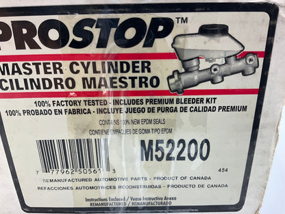 REMAN. Pro Stop M52200 Brake Master Cylinder