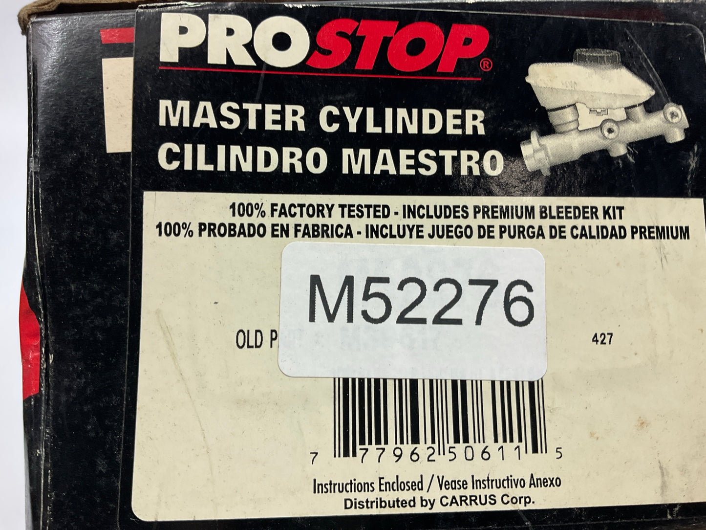 Pro Stop M52276 Sanyco Brake Master Cylinder - REMAN