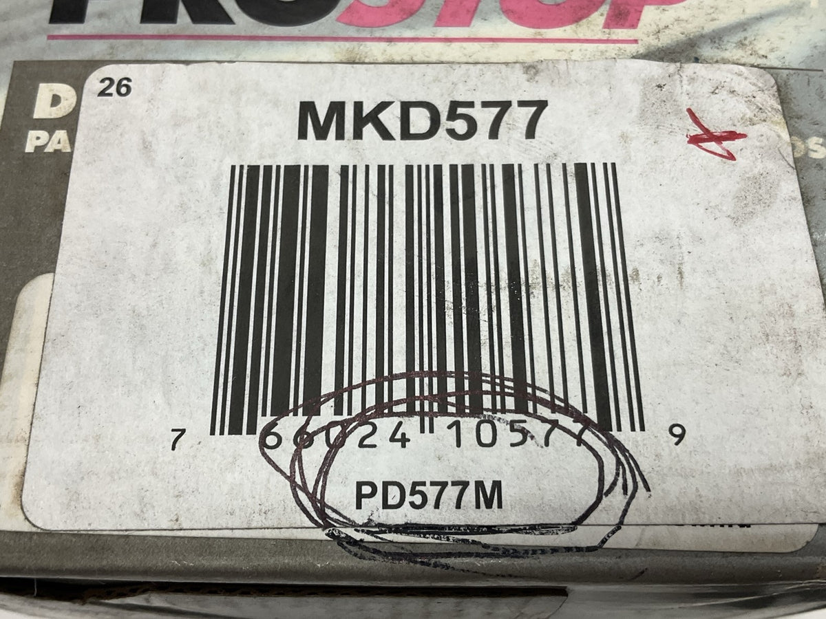 Pro Stop MKD577 Front Disc Brake Pad Set